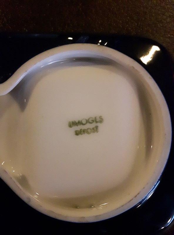 Limoges Depose cobalt with gold trim InstAppraisal